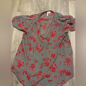 Elle floral top sz xs preowned